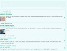 Tablet Screenshot of plannerisms.com
